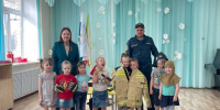 Юные пожарные на учениях - Артемовский городской округ